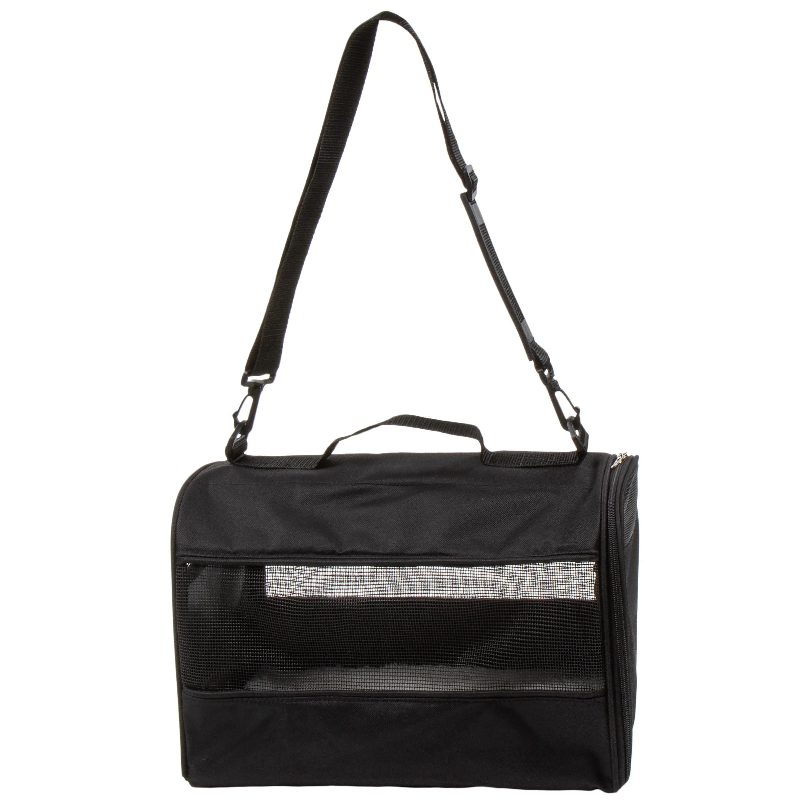 Small Soft-Sided Pet Carrier for Cats and Small Dogs with Secure Zipper Design