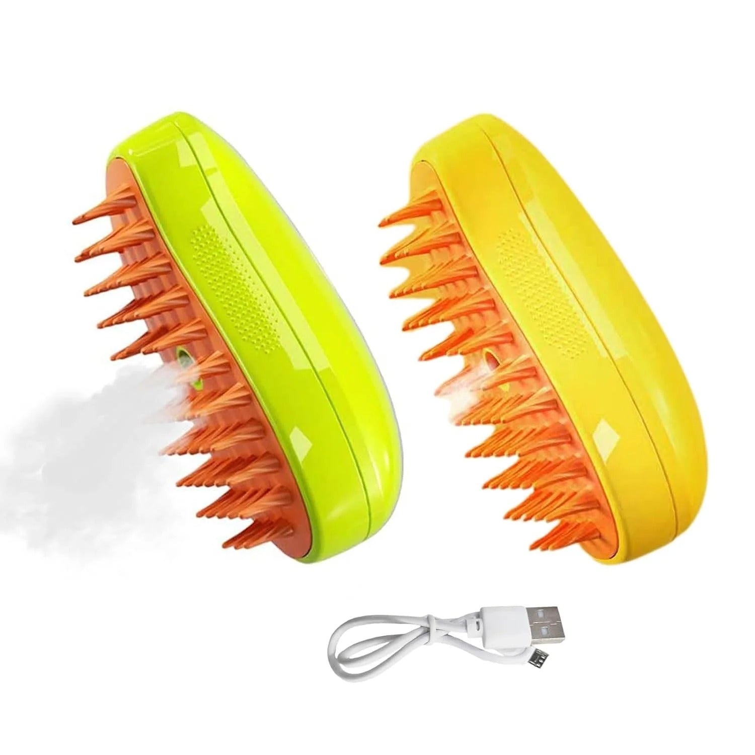 3-in-1 Steam Cat Grooming Brush, Self-Cleaning Pet Hair Removal Tool, Multifunctional Cat and Dog Massaging Hair Comb