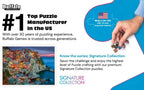 Cinque Terre 1000 Piece Puzzle for Adults - Jigsaw Puzzles - Challenging Italy Coastal Scene with Poster