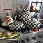 Flower Market 3 Qt. Tea Kettle with Bird