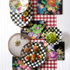 Mackenzie-Childs Courtly Check Serving Platter