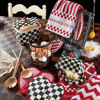 Courtly Check Enamel Butter Box by Mackenzie-Childs