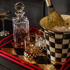 Courtly Check Design Enamel Wine Cooler