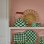 Emerald Check 2.84L Tea Kettle by MacKenzie-Childs