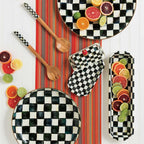 Courtly Check Enamel Butter Box by Mackenzie-Childs