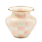 Check Enamel Large Vase