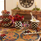 Courtly Check Design Enamel Wine Cooler