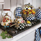 Flower Market 3 Qt. Tea Kettle with Bird