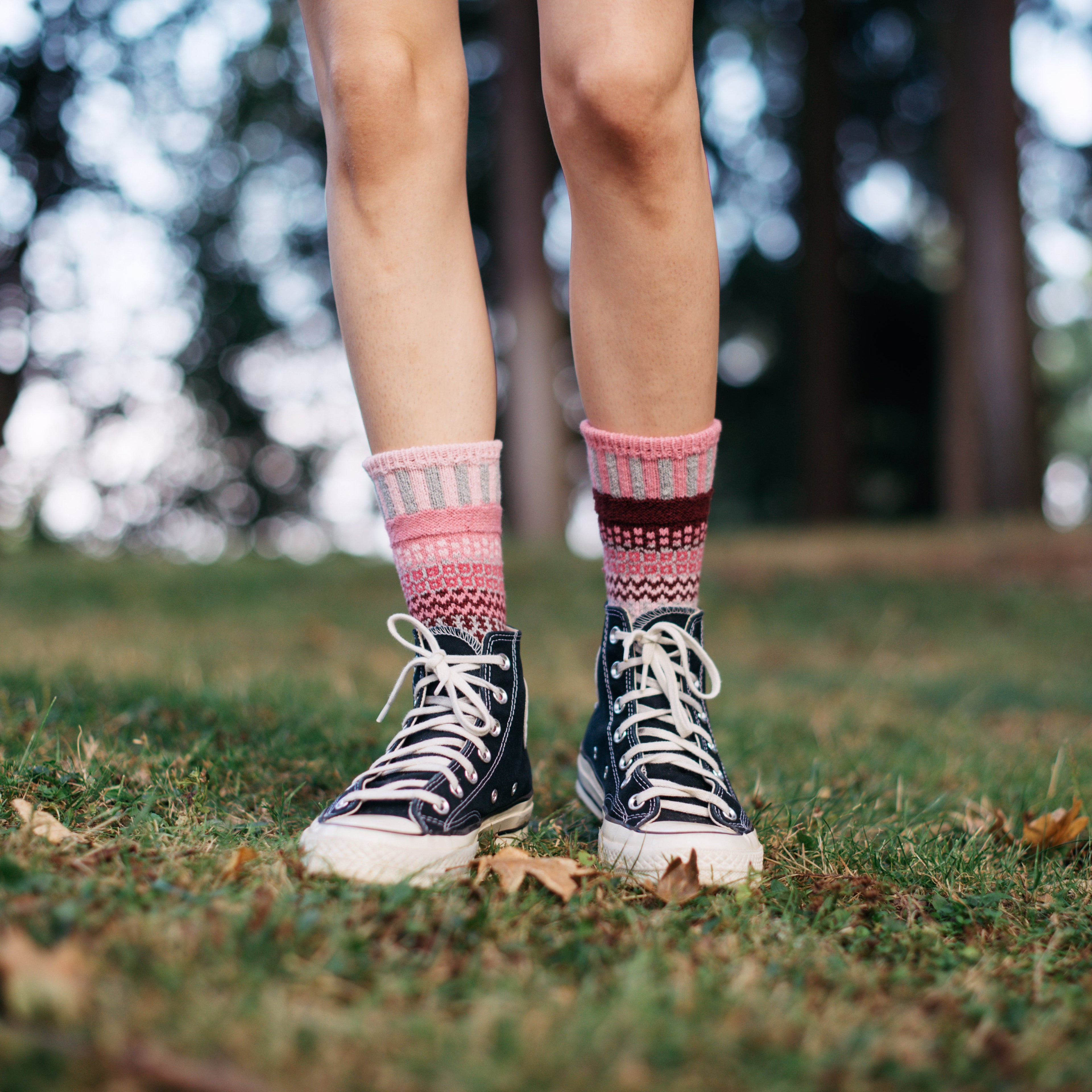 Alpenrose Crew Socks