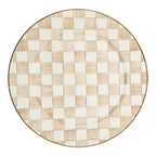 Mackenzie-Childs Mocha Check Serving Platter