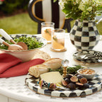 Courtly Check Enamel Cheese Course - Serveware